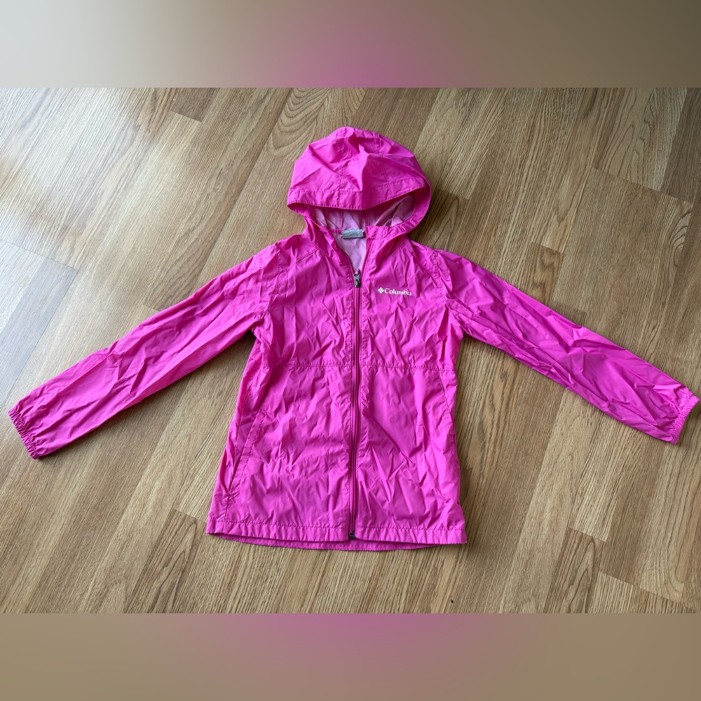 Columbia Bright Pink Windbreaker